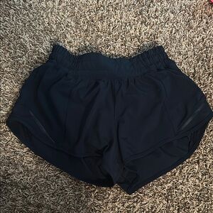 Lululemon Athletica Black Athletic Shorts Lightweight Moisture-Wicking